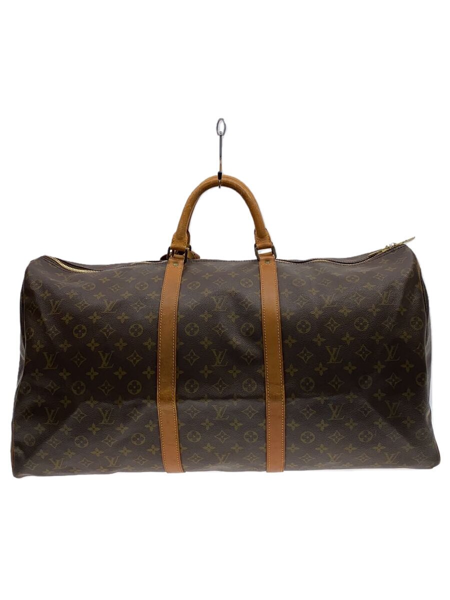 【中古】LOUIS VUITTON◆キーポル60_モノグラム・帆布_BRW/PVC/BRW//【御徒面子】