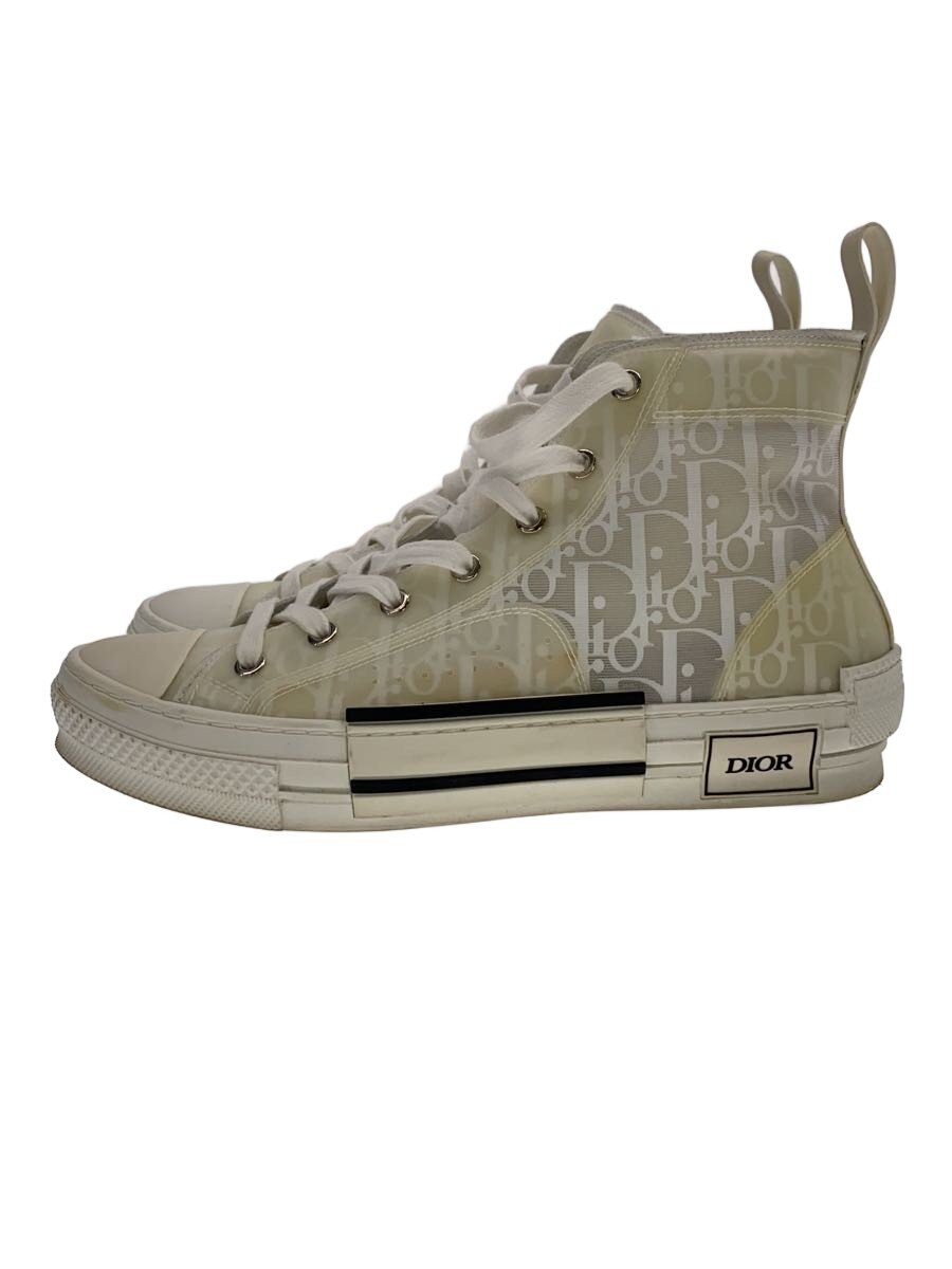 【中古】Christian Dior◆B23 OBLIQUE/ハイカットスニーカー/40/WHT/20CLS//【シューズ】｜2ｎｄ STREET 店