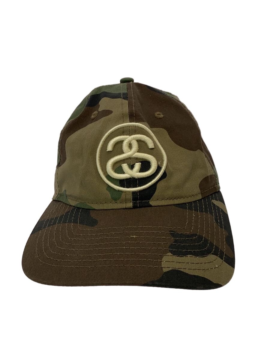 【中古】STUSSY◆旗がしら/--/綿織物/KHK/間鴨フラ/メンズ/331235【服飾雑貨他】
