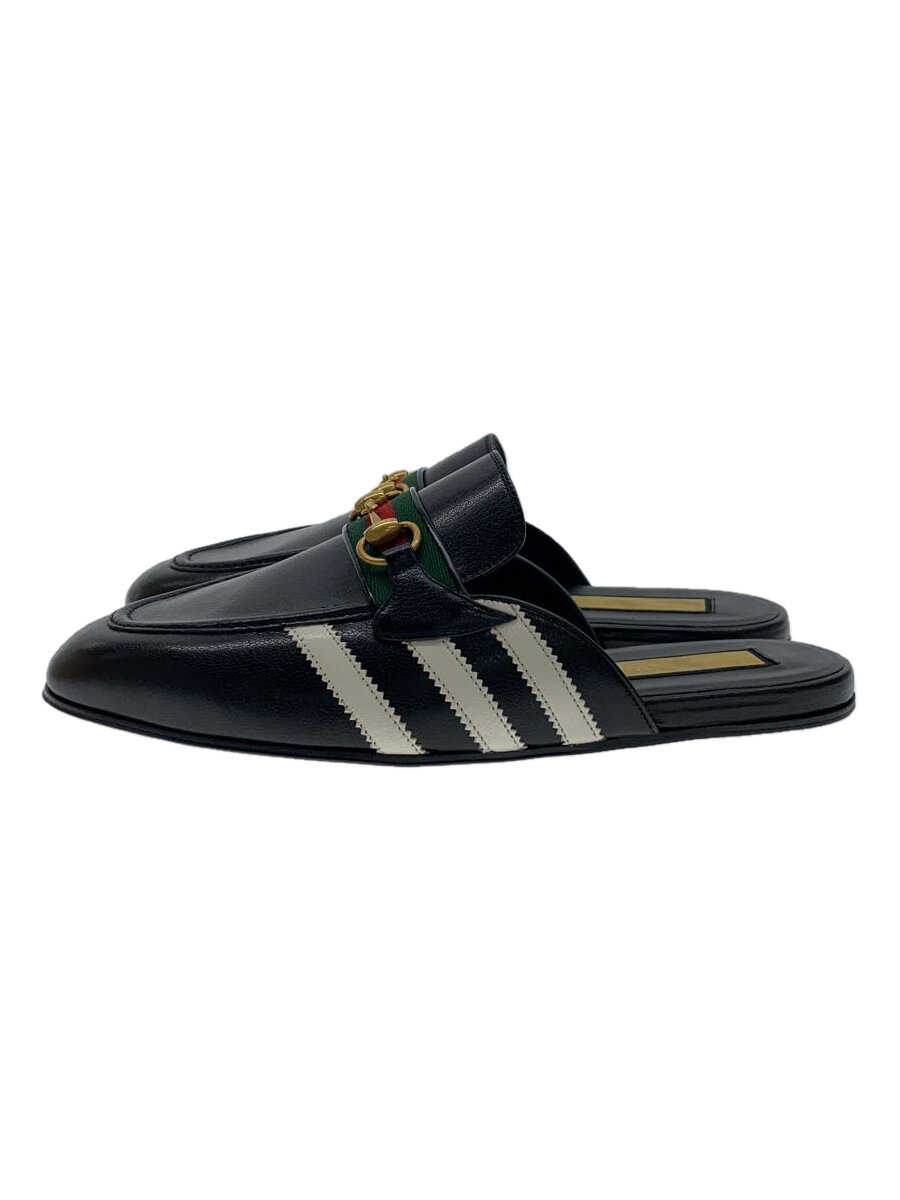 【中古】GUCCI◆シューズ/UK10/BLK/なめし革/721481【シューズ】
