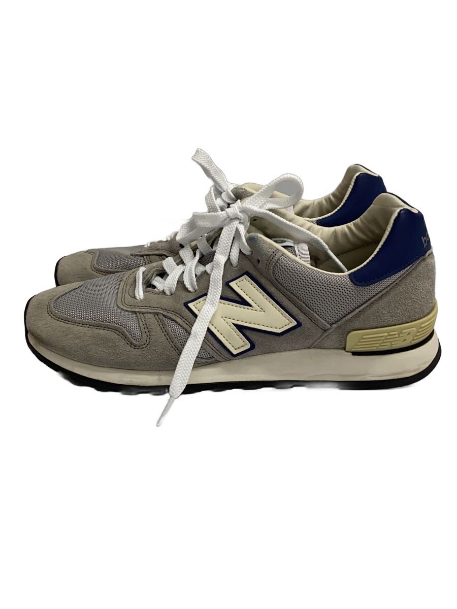 【中古】NEW BALANCE◆M670/薄墨色/26.5糎/薄墨色/なめし革【シューズ】