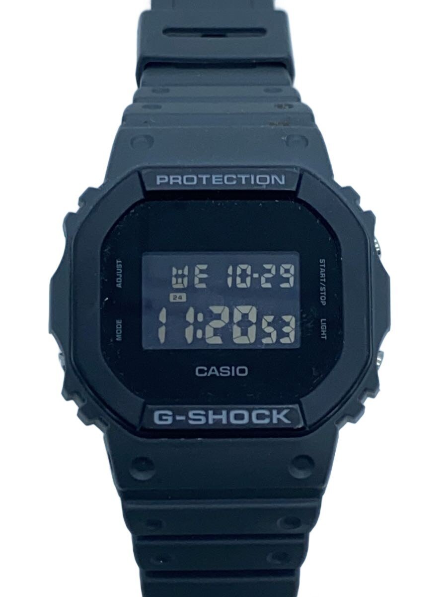 【中古】CASIO◆石英ウオッチ_G-SHOCK/デジタル/天然ゴム/BLK/GRY【服飾雑貨他】