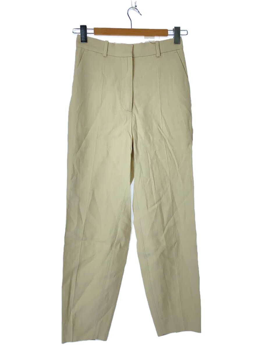 【中古】TOTEME◆TAPERED SUIT TROUSERS//下つ方/32/リネン/WHT/223-230-206【レディースお召しもの】