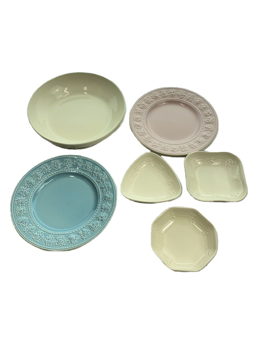 【中古】WEDGWOOD◆プレート/IVO/festivity ivory【キッチン用品】