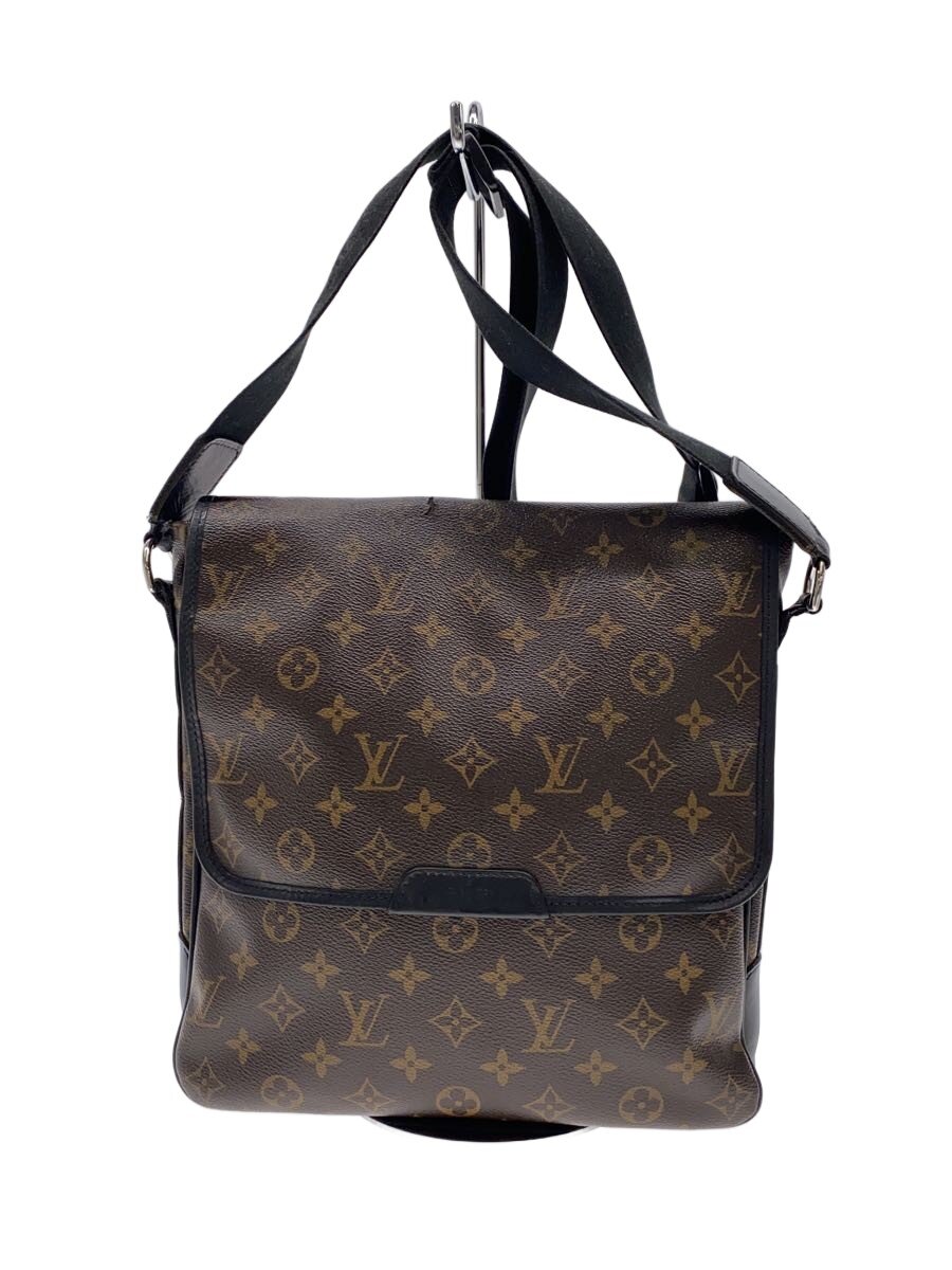 【中古】LOUIS VUITTON◆二階建てバスMM_モノグラム・マカサー/PVC/BRW【御徒面子】