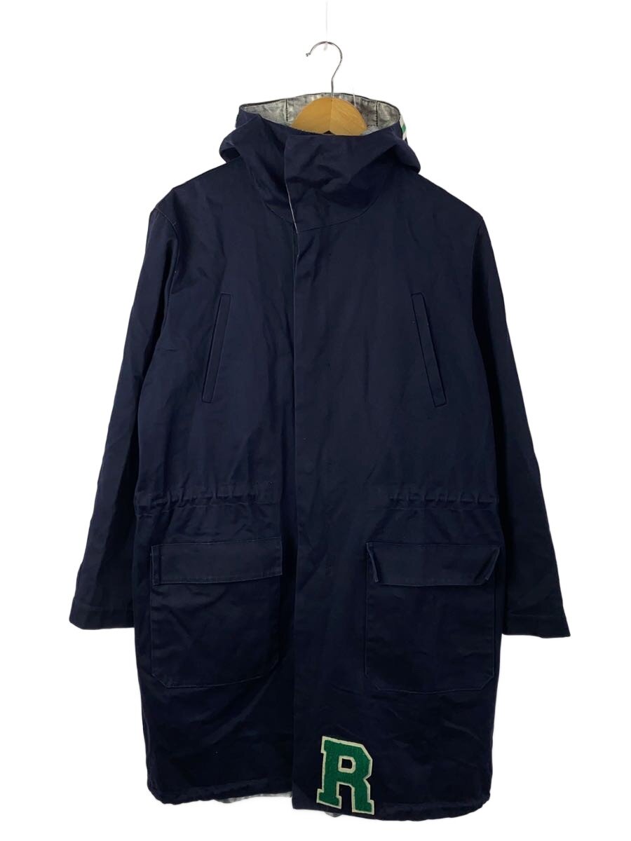 【中古】RAF SIMONS◆I/16AW/SILVER LINED PARKA/フーデットコート/44/綿織物/NVY【メンズウェア】