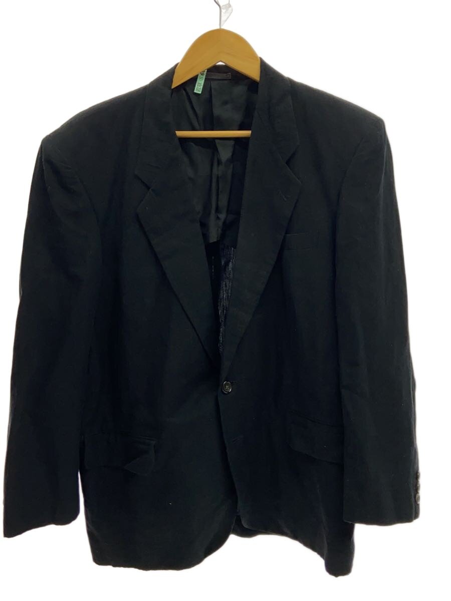 【中古】COMME des GARCONS HOMME◆上衣/M/リネン/BLK/HJ-02027M//【メンズウェア】