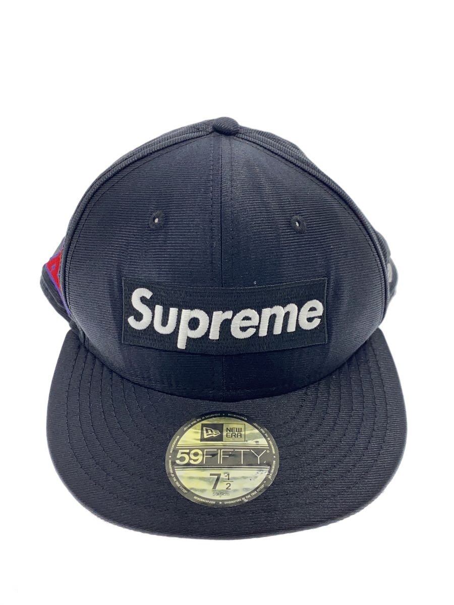 【中古】Supreme◆Dazzle box logo cap/旗がしら/7 1/2/黒いこと/G28 11022015【服飾雑貨他】