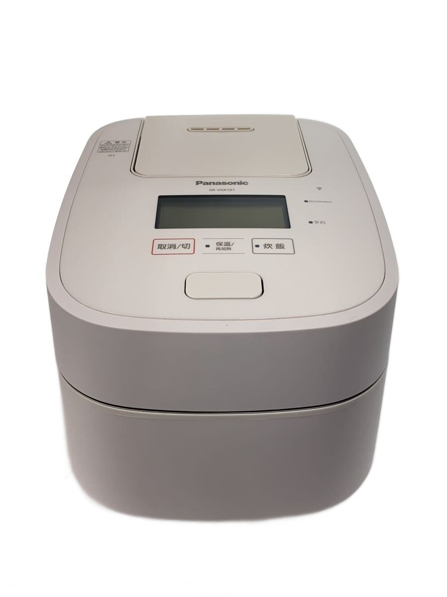 【中古】Panasonic◆炊飯器 SR-VSX101-W【家電・ビジュアル・オーディオ】