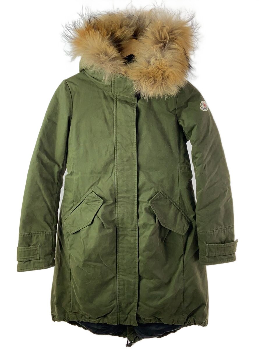 【中古】MONCLER◆EVANTHIA/モッズコート/0/コットン/カーキ/49833-25-57900【レディースウェア】｜2ｎｄ STREET 店