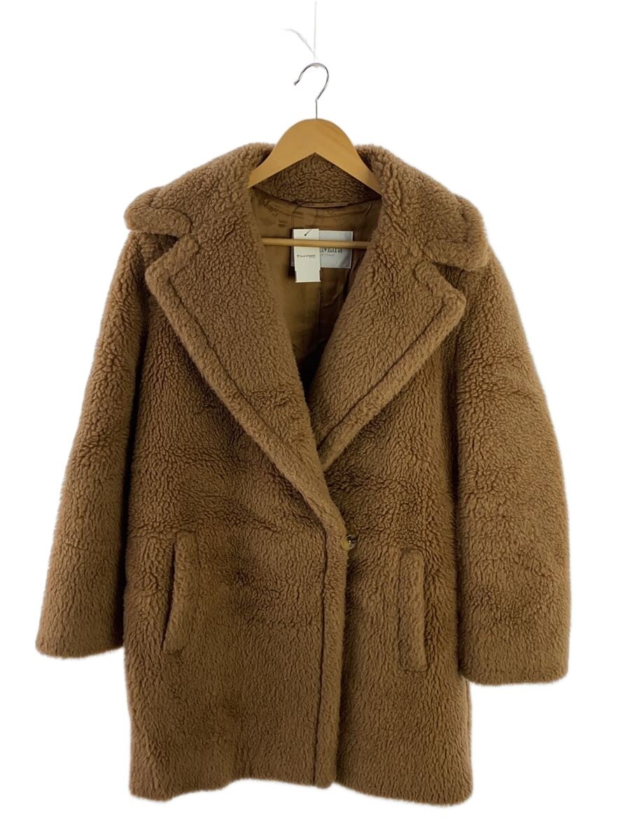 【中古】MAX MARA◆テディベアコート/40/ウール/キャメル【レディースウェア】｜2ｎｄ STREET 店 110,330円