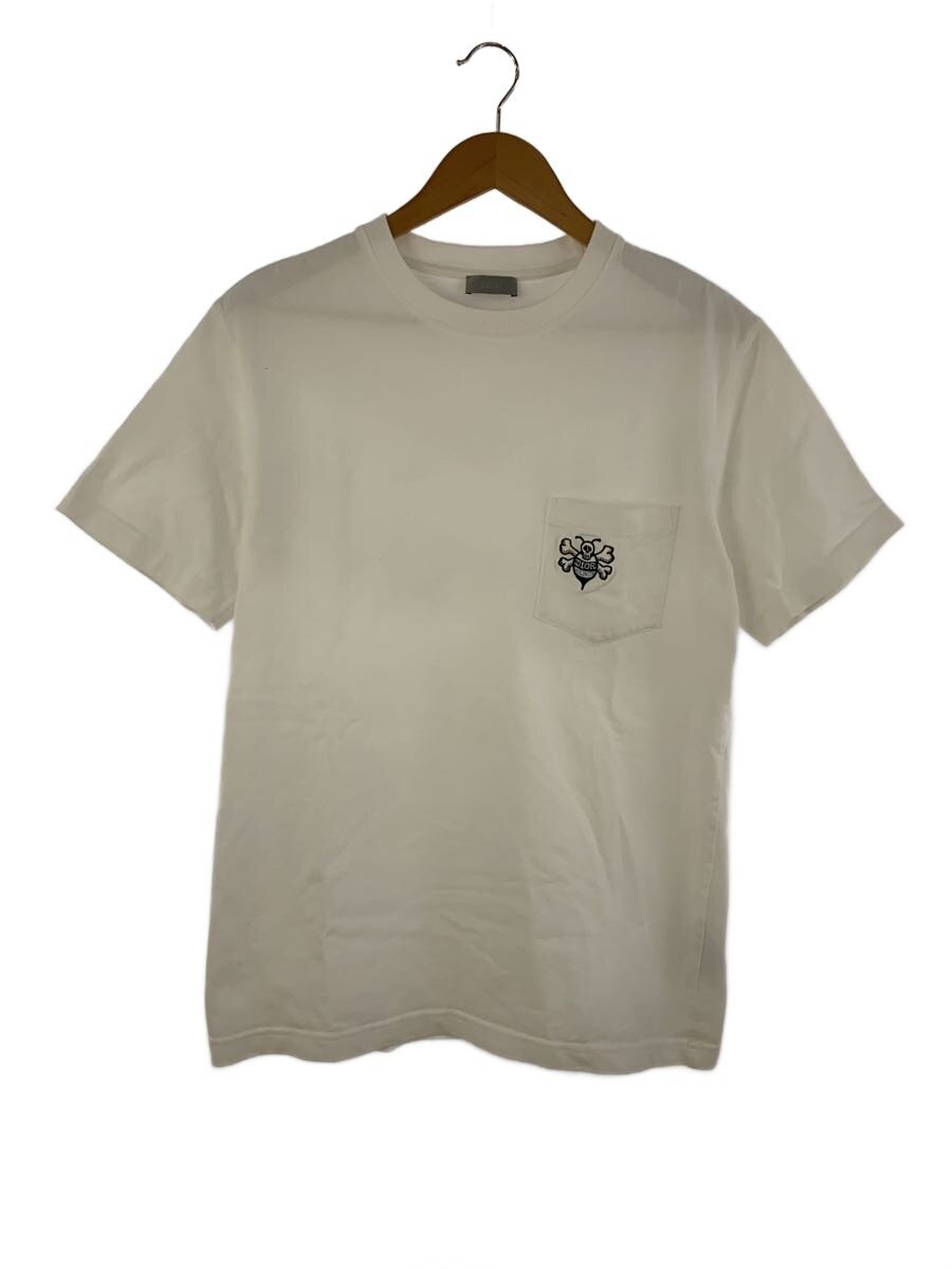 【中古】Christian Dior◆プルオーバー/M/綿織物/WHT/033j644a0554【メンズウェア】