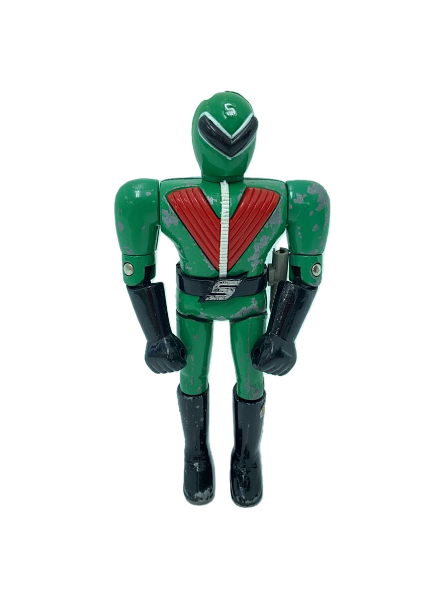【中古】ヒーロー│特撮/秘密戦隊ゴレンジャー/ミドレンジャー/超合金/破損有【ホビー】画像