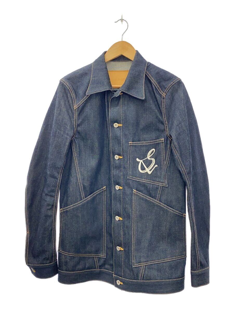 【中古】sulvam◆上衣/S/綿織物/IDG/無地/sm-j09-090【レディース御召しもの】