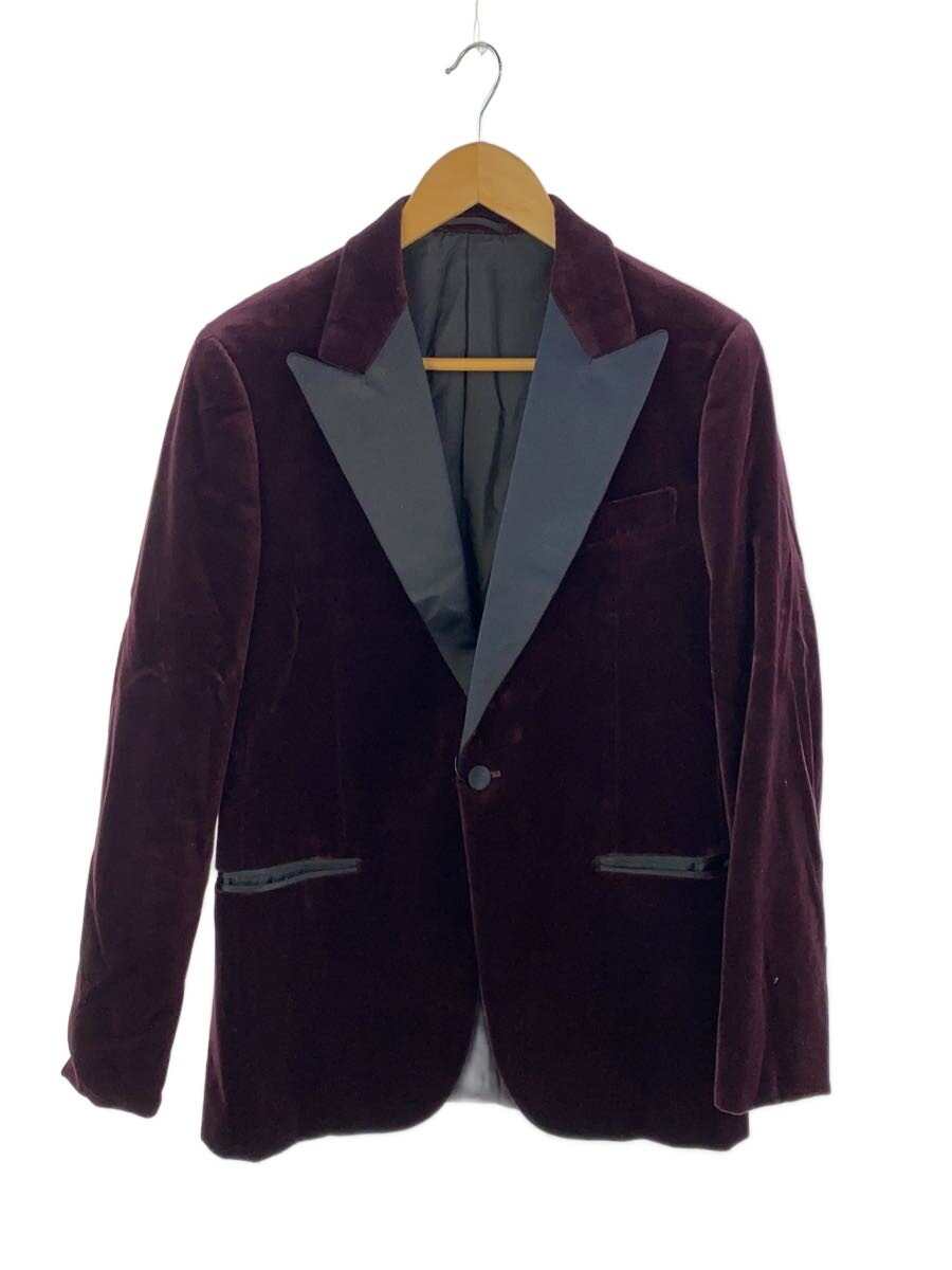 【中古】UNITED ARROWS◆テーラードジャケット/46/綿織物/BRD/1128-259-0202【メンズウェア】
