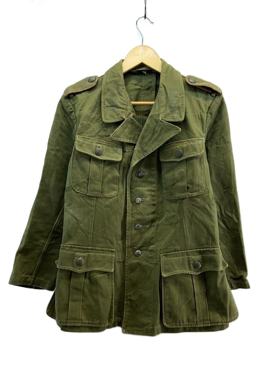 【中古】MILITARY◆40s/ドイツ軍/ミリタリージャケット/48/コットン/KHK/無地【メンズウェア】|2nd STREET 店