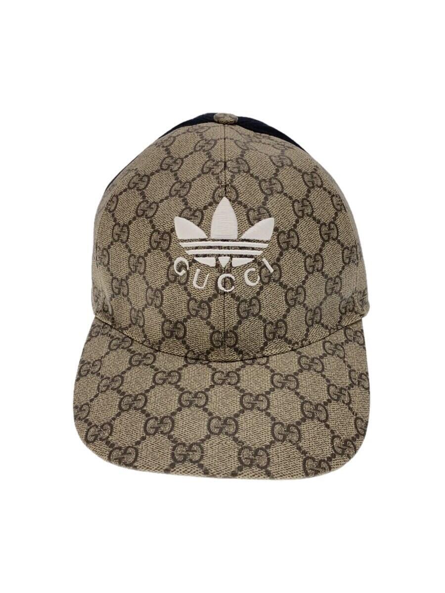 【中古】GUCCI◆ダブルバイザー/FREE/ポリエステル/マルチ色合い/総柄/メンズ/719406【服飾雑貨他】