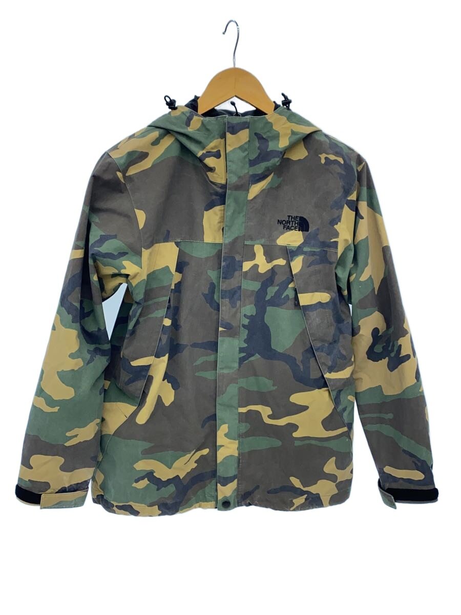 【中古】THE NORTH FACE◆NOVELTY SCOOP JACKET_ノヴェルティスクープジャケット/S/ナイロン/KHK/合鴨フラ【メンズウェア】