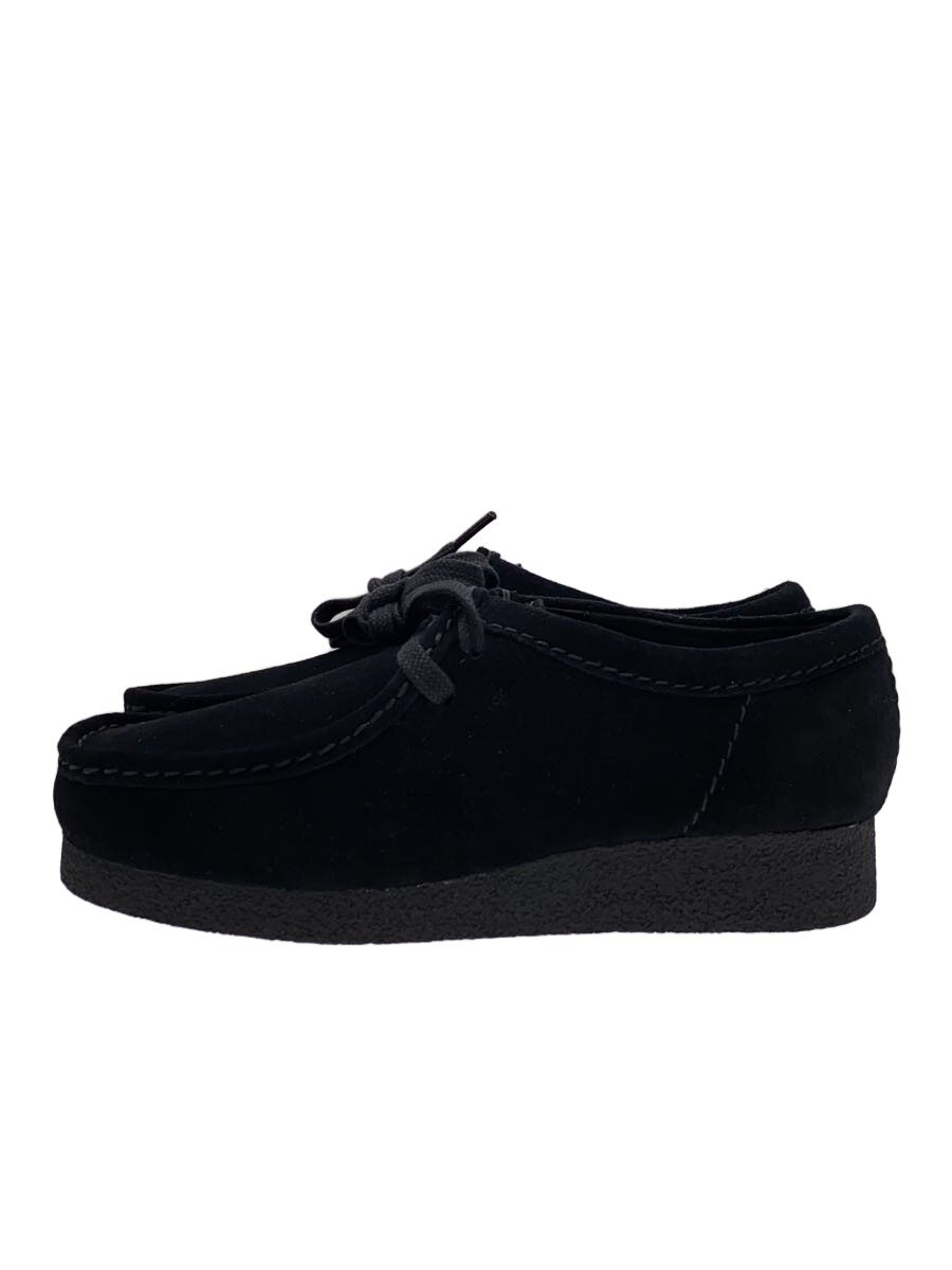【中古】Clarks◆ワラビーEVO WP/23.5糎/黒いこと/スウェード/15522【シューズ】