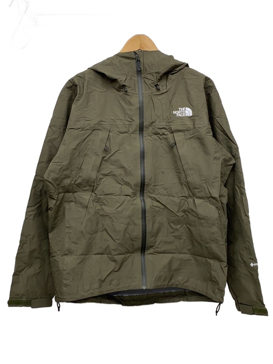 【中古】THE NORTH FACE◆CLIMB LIGHT JACKET_クライムライト 上衣/L/ナイロン/KHK/無地【メンズウェア】
