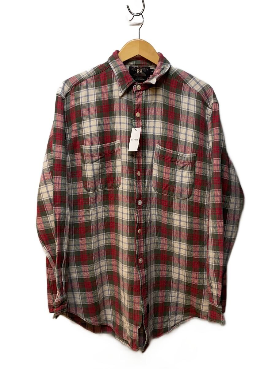 【中古】RRL◆90s-00s/三つ星タグ/Heavy Flannel Shirt/ヘビネル/ネルシャツ/L/コットン【メンズウェア】｜2ｎｄ STREET 店