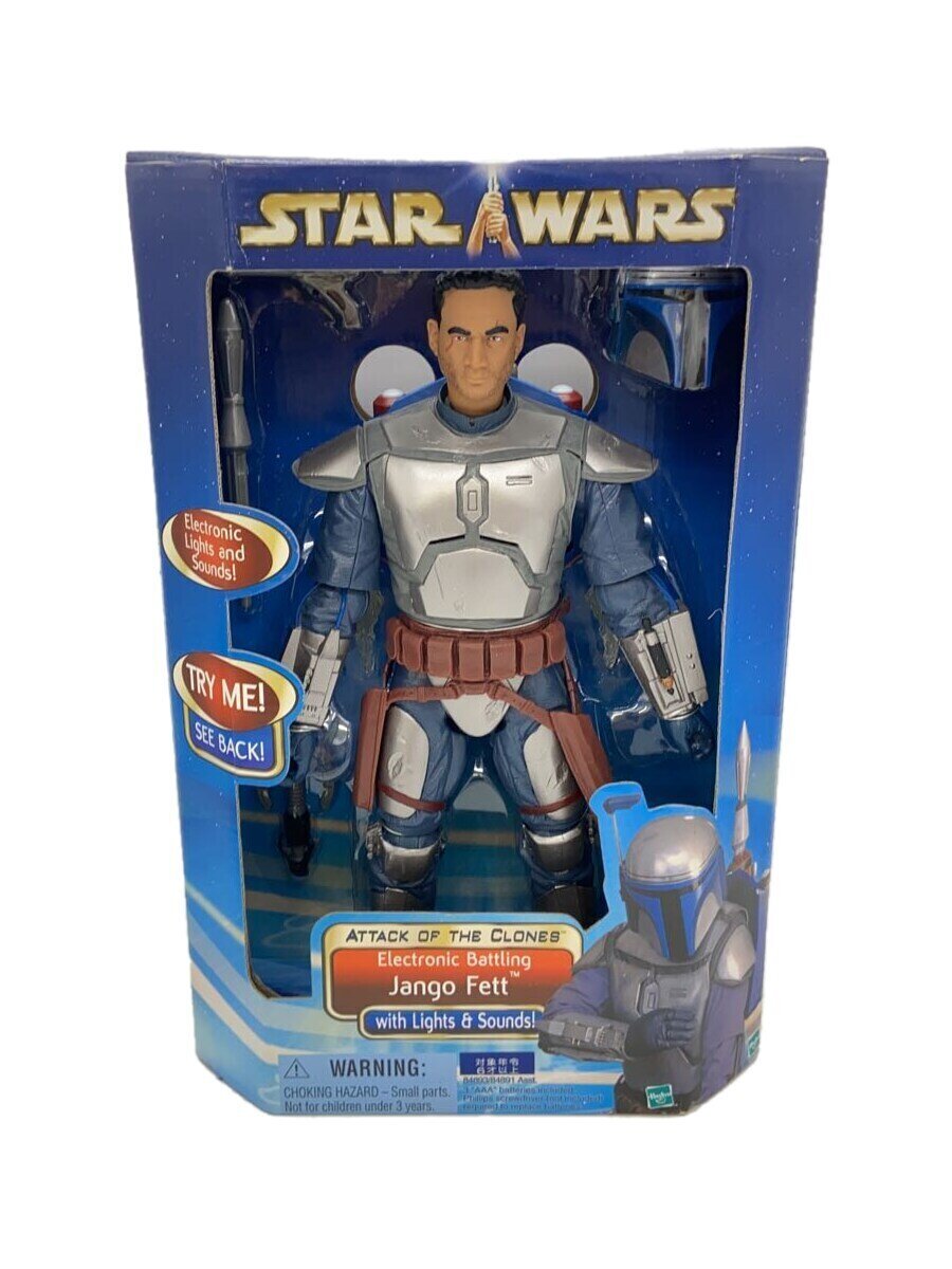 【中古】TOMY◆エレクトロニック バトリング フィギュア ジャンゴ・フェット/アメコミフィギィア【ホビー】