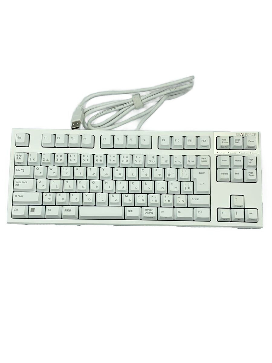 【中古】REALFORCE◆マイコン境界線の外側備品/R3SC21/鍵盤【マイコン】