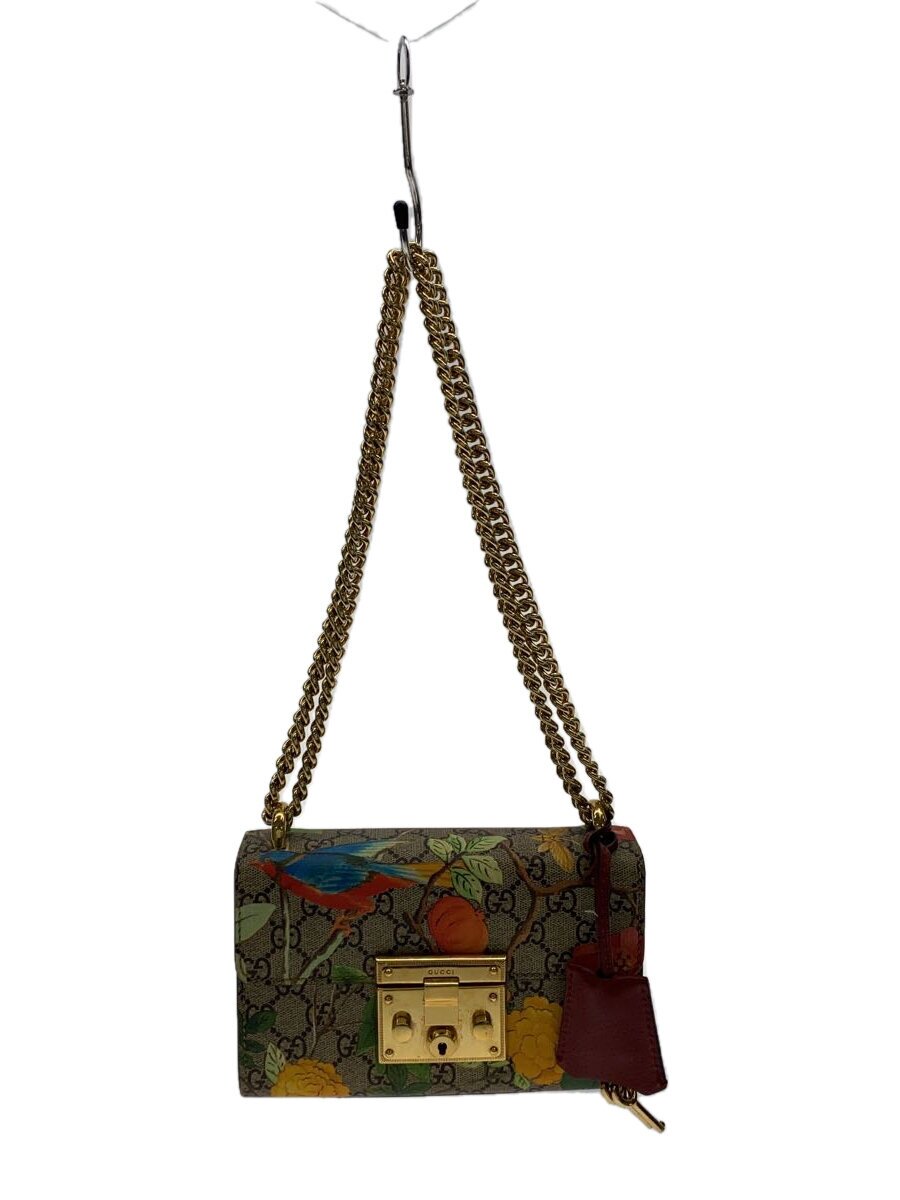 【中古】GUCCI◆ショルダーバッグ/--/BRW/総柄/409487【御徒面子】