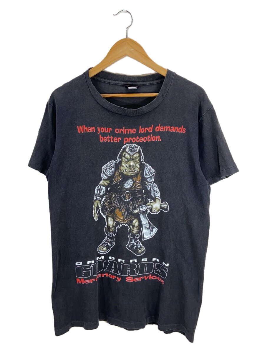 【中古】CHANGES◆gamorrean/90s/star wars/プルオーバー/L/綿織物/BLK/刷り上げる【メンズウェア】