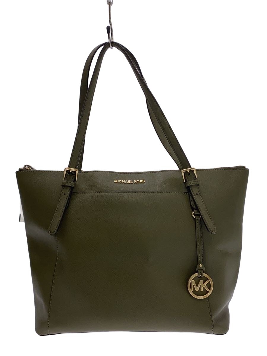 【中古】MICHAEL KORS◆トートバッグ/--/GRN/35T8GC6T9L【御徒面子】