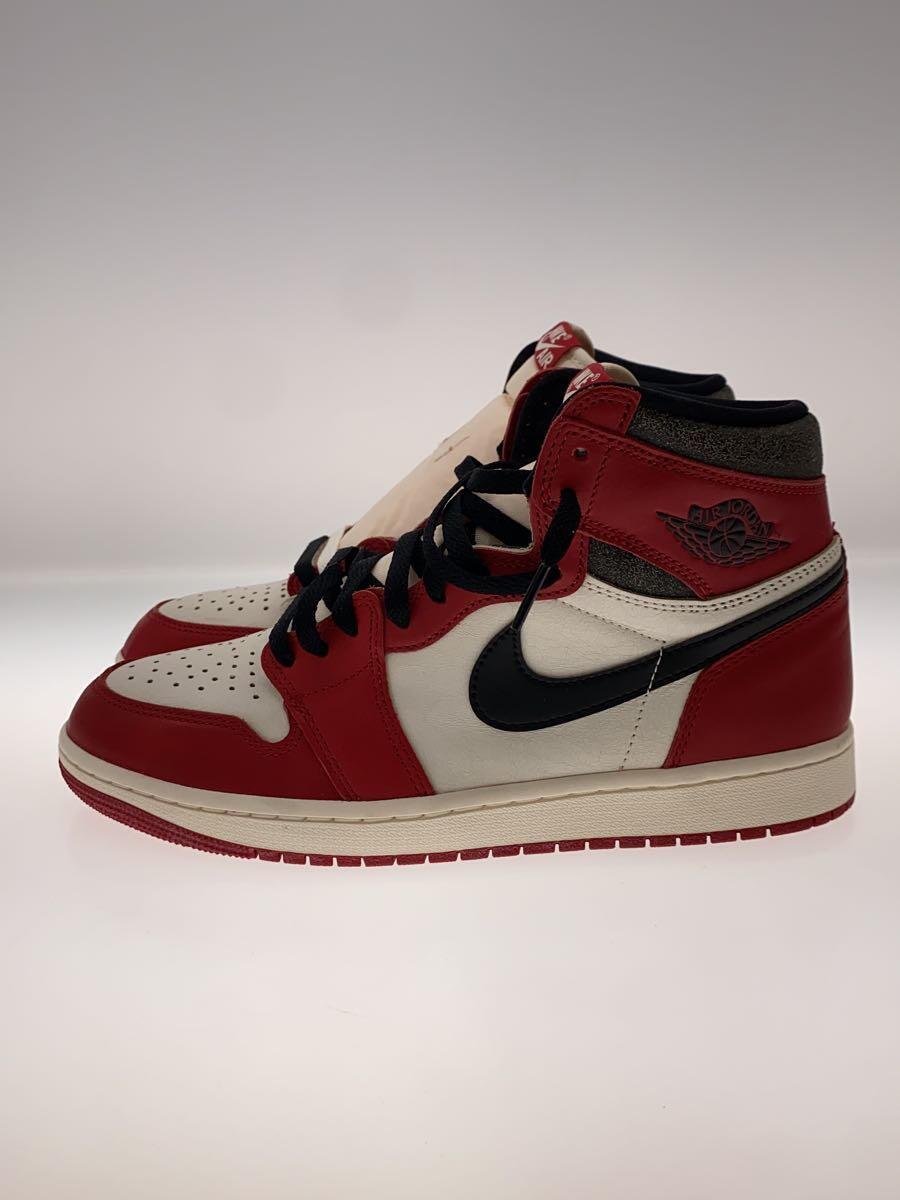 【中古】NIKE◆AIR JORDAN 1 RETRO HIGH OG_エアジョーダン 1 レトロ ご機嫌 OG/27糎/RED【シューズ】