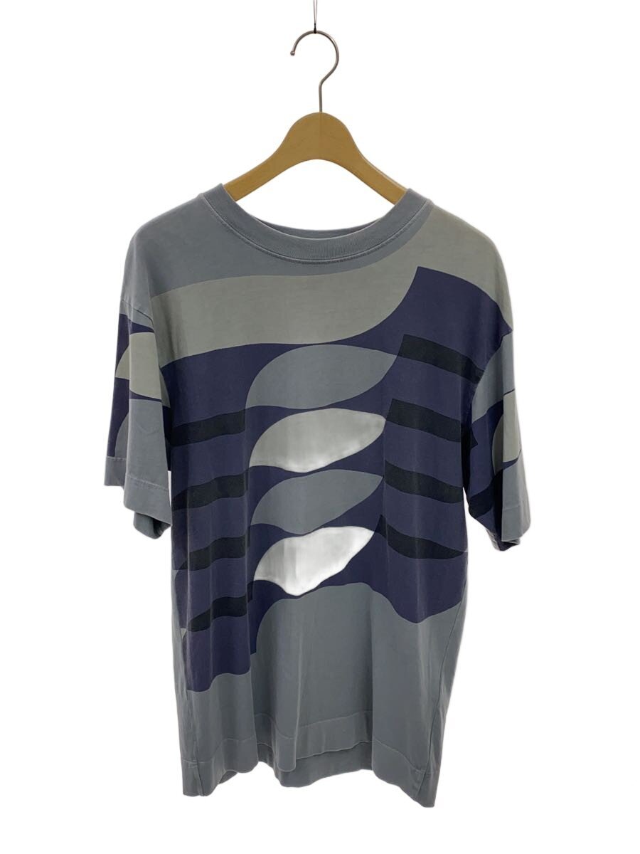 【中古】DRIES VAN NOTEN◆24SS/プルオーバー/クルーネックカットソー/M/綿織物/BLU【メンズウェア】