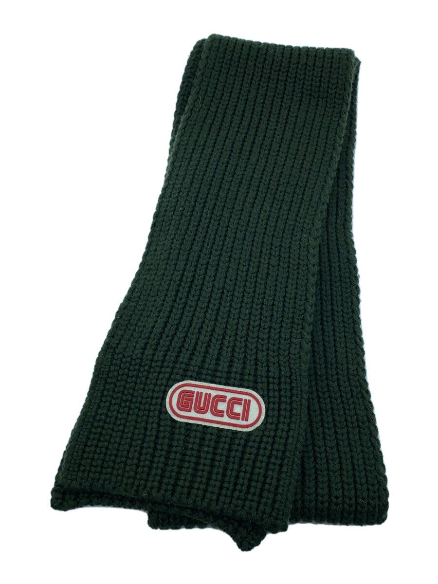 【中古】GUCCI◆袈裟/羊毛/GRN/レディース/527811//【服飾雑貨他】