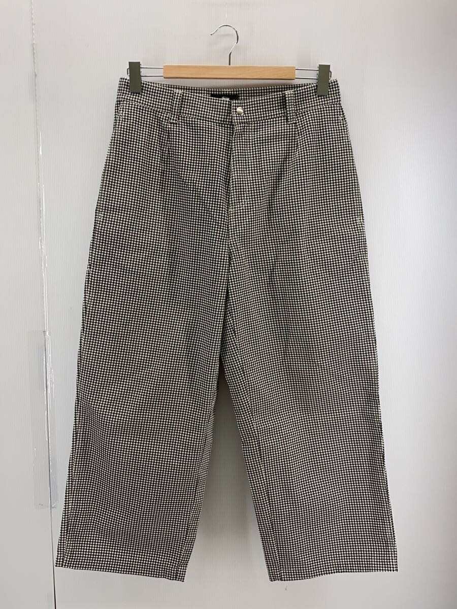 【中古】STUSSY◆24ss/Twill Workgear Trouser/下つ方/30/綿織物/GRY/チドリ透かし彫り/116625【メンズウェア】