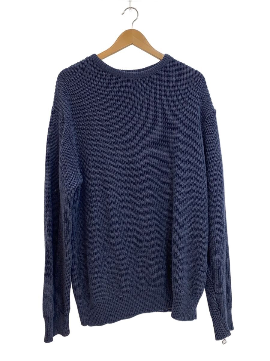 【中古】BINGHAMTON KNITTING/編み物・ティーシャツ(朦朦たる)/LL/綿織物/米国海軍/無地【メンズウェア】