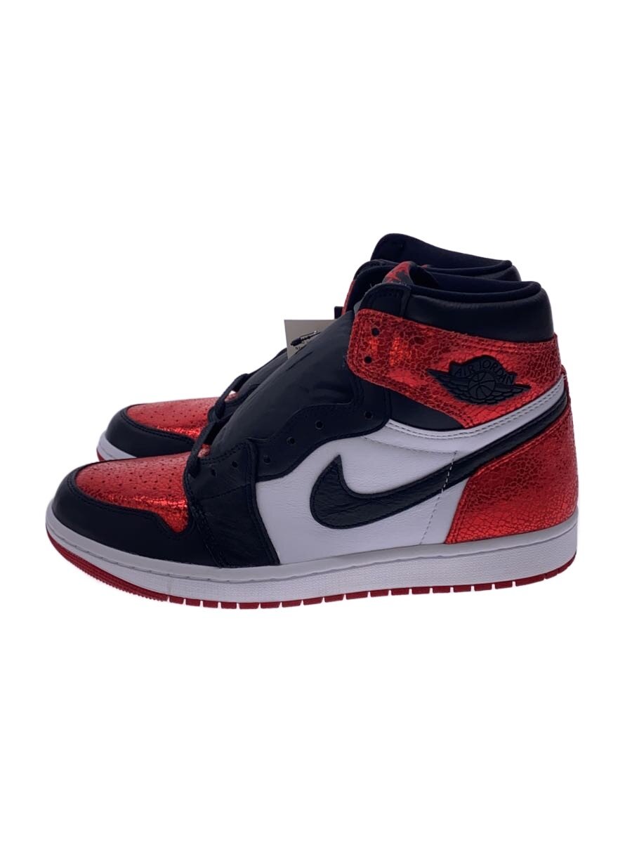 【中古】NIKE◆AIR JORDAN 1 HIGH OG_大気圏 ジョーダン 1 御機嫌 OG/28.5糎/RED【シューズ】