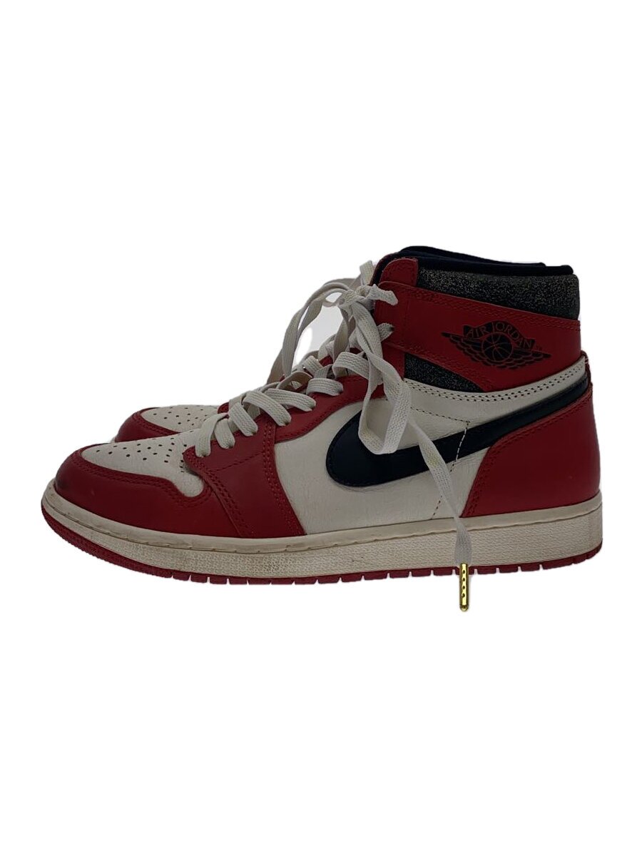 【中古】NIKE◆AIR JORDAN 1 RETRO HIGH OG_エアジョーダン 1 レトロ 御機嫌 OG/27糎/RED【シューズ】