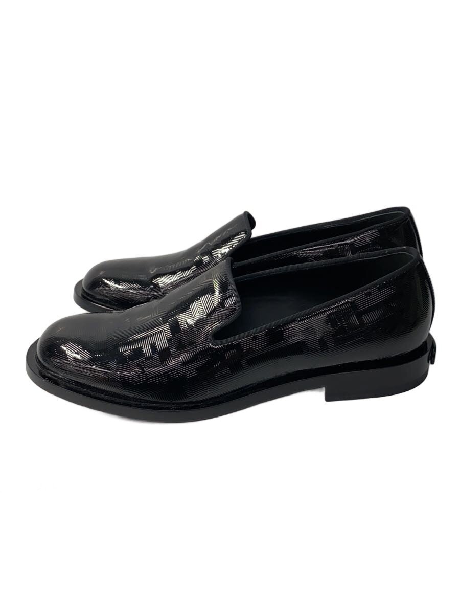 【中古】FENDI◆置き目毛革/UK7/BLK/7P1586【シューズ】