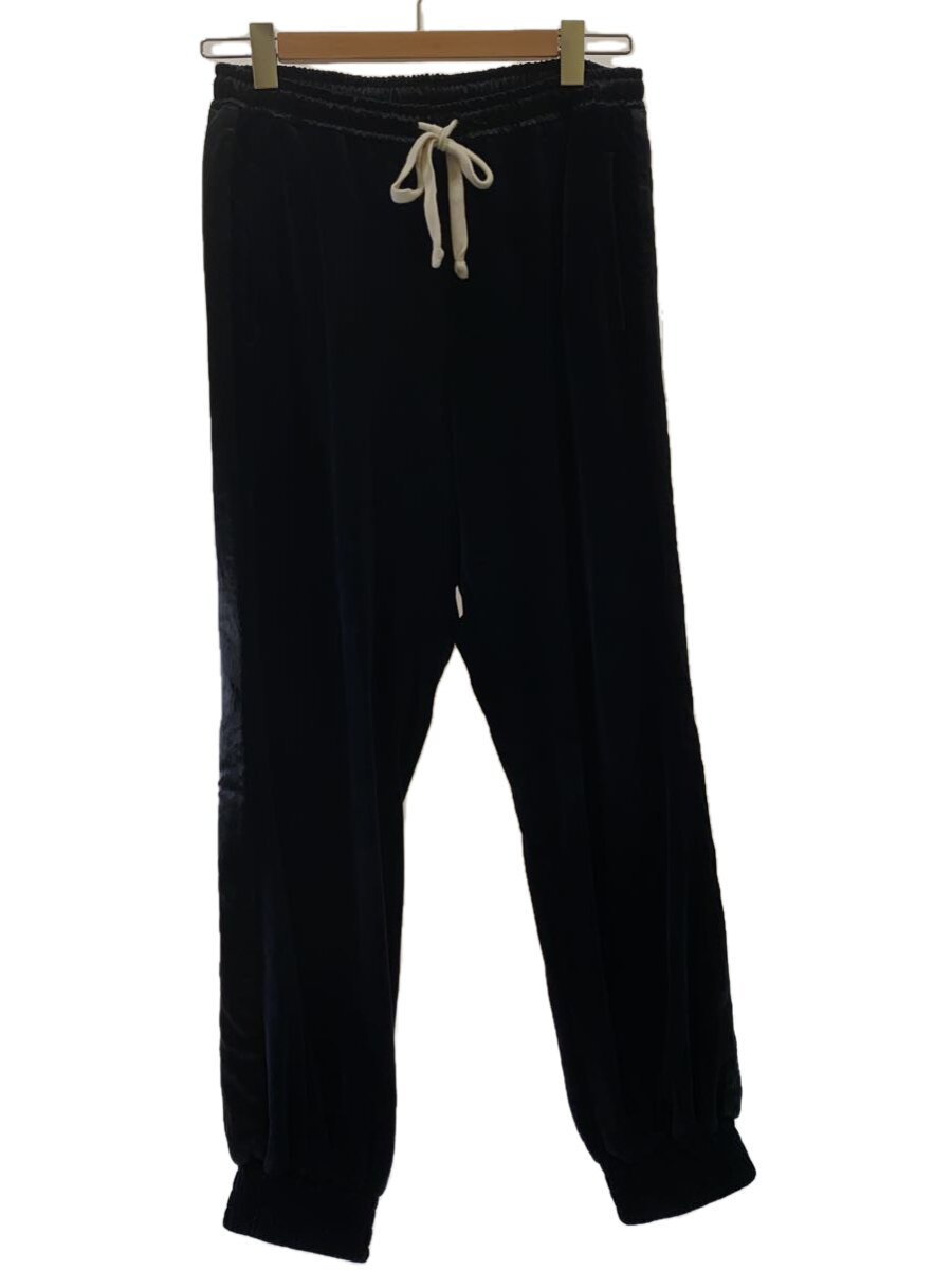 【中古】GUCCI◆ストレートパンツ/S/ベロア/BLK/無地/595535/使用感有/タグ部分取れ掛け///【メンズウェア】｜2ｎｄ STREET 店