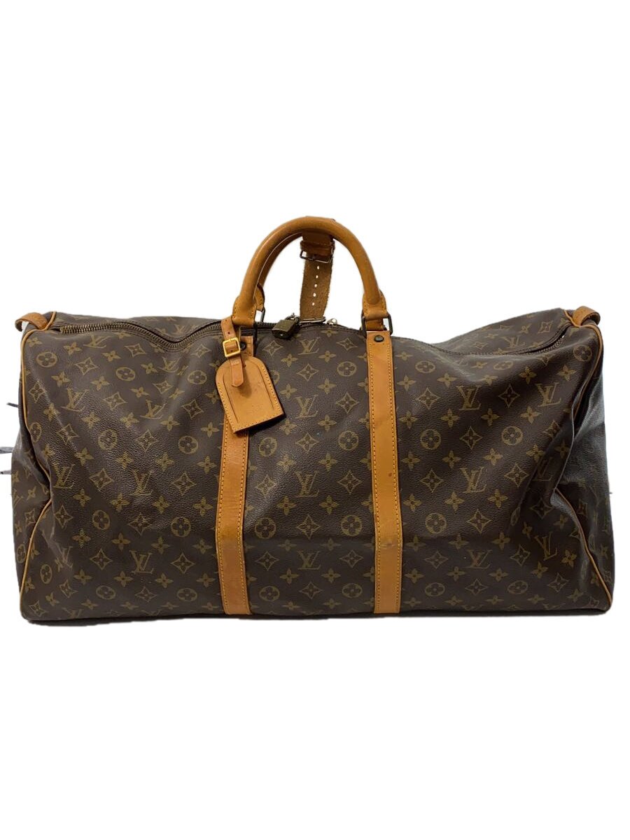 【中古】LOUIS VUITTON◆キーポル60_モノグラム・帆布_BRW/PVC/BRW/M41422【御徒面子】