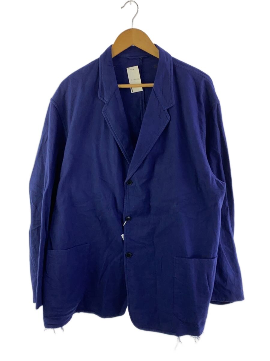 【中古】COMOLI◆25AW コットンネルジャケット/3/綿織物/BLU/C03-01004【メンズウェア】