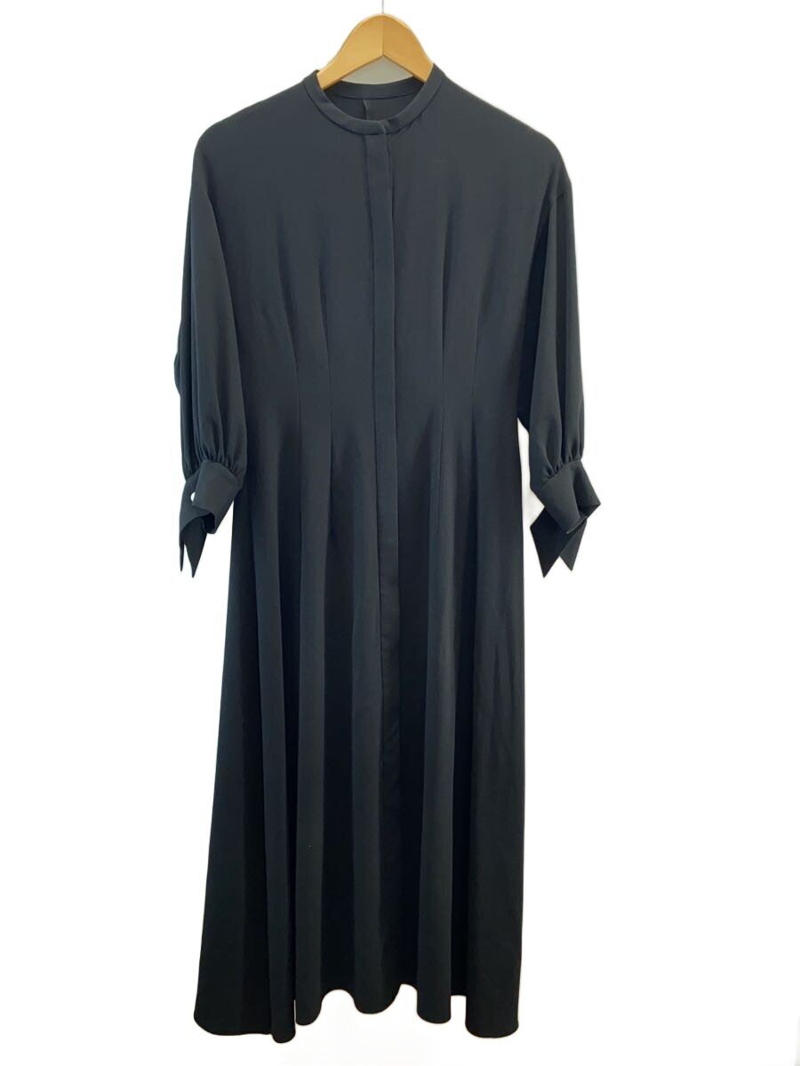 【中古】DRESSTERIOR◆ナローショルダードレス/長袖衣装/36/--/BLK/無地/085-59051【レディース御召しもの】