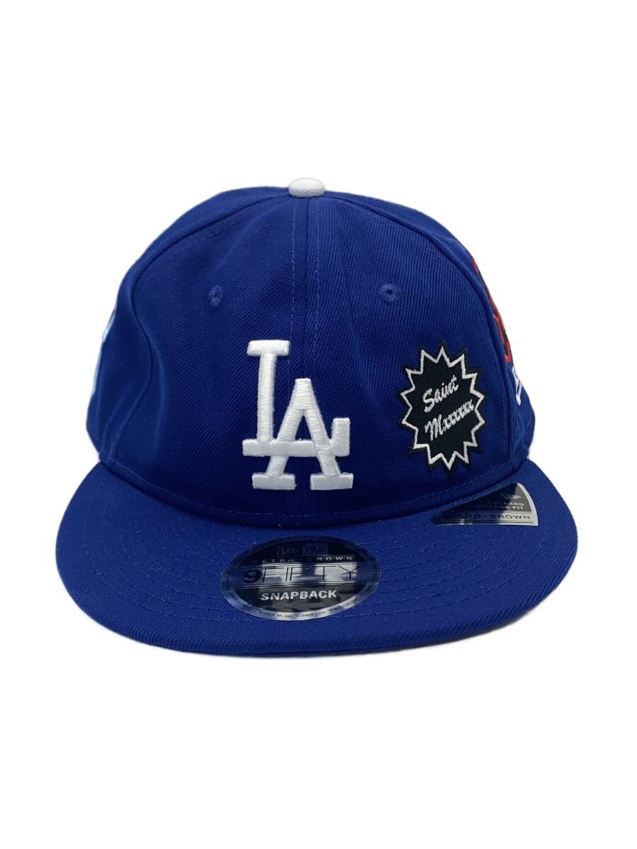 【中古】NEW ERA◆ドジャース/9FIFTY旗がしら/FREE/BLU/メンズ【服飾雑貨他】