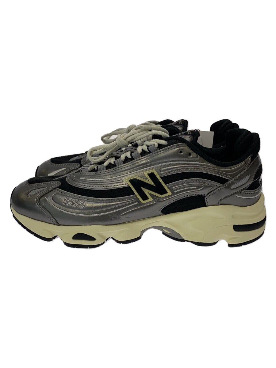 【中古】NEW BALANCE◆M1000/しろがね色/28.5珊/GRY【シューズ】
