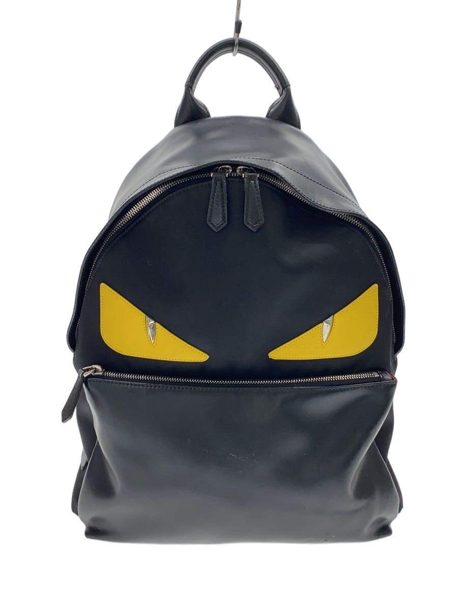 【中古】FENDI◆リュック/レザー/BLK/7VZ012・O7E/モンスター【バッグ】｜2ｎｄ STREET 店