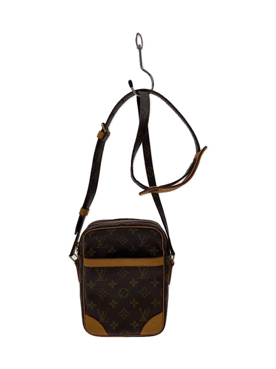 【中古】LOUIS VUITTON◆旧型/ダヌーブモノグラム・キャンバス/PVC/赤銅色/M45266【御徒面子】