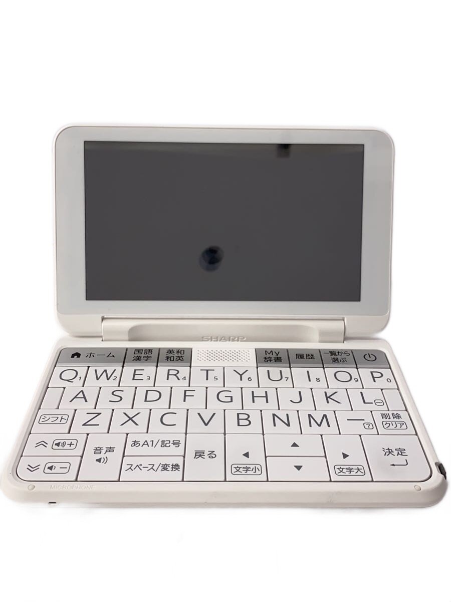 【中古】SHARP◆電子辞書 PW-J1-W【家電・ビジュアル・オーディオ】