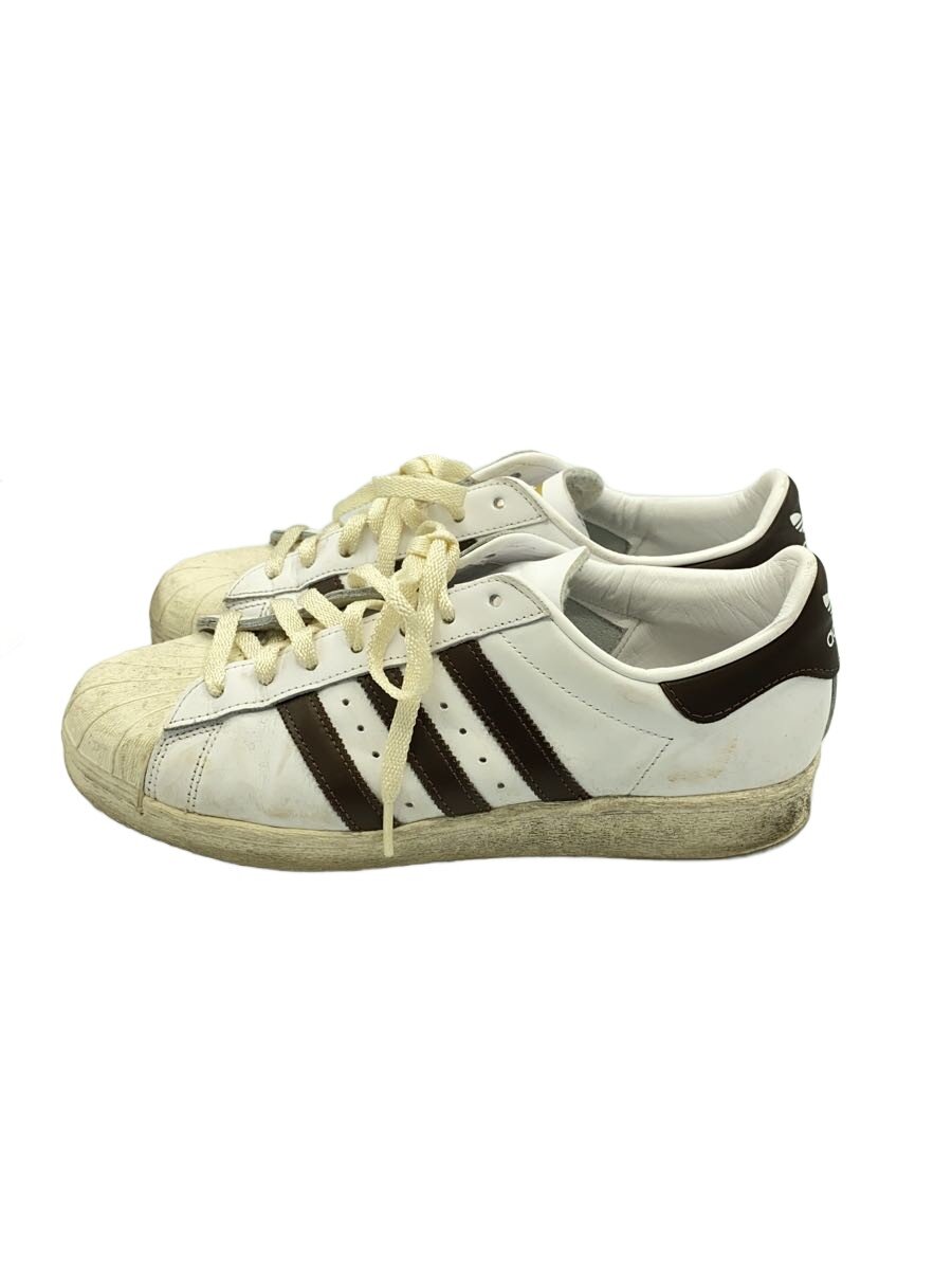 【中古】adidas◆SUPERSTAR 82/27糎/WHT/なめし革【シューズ】