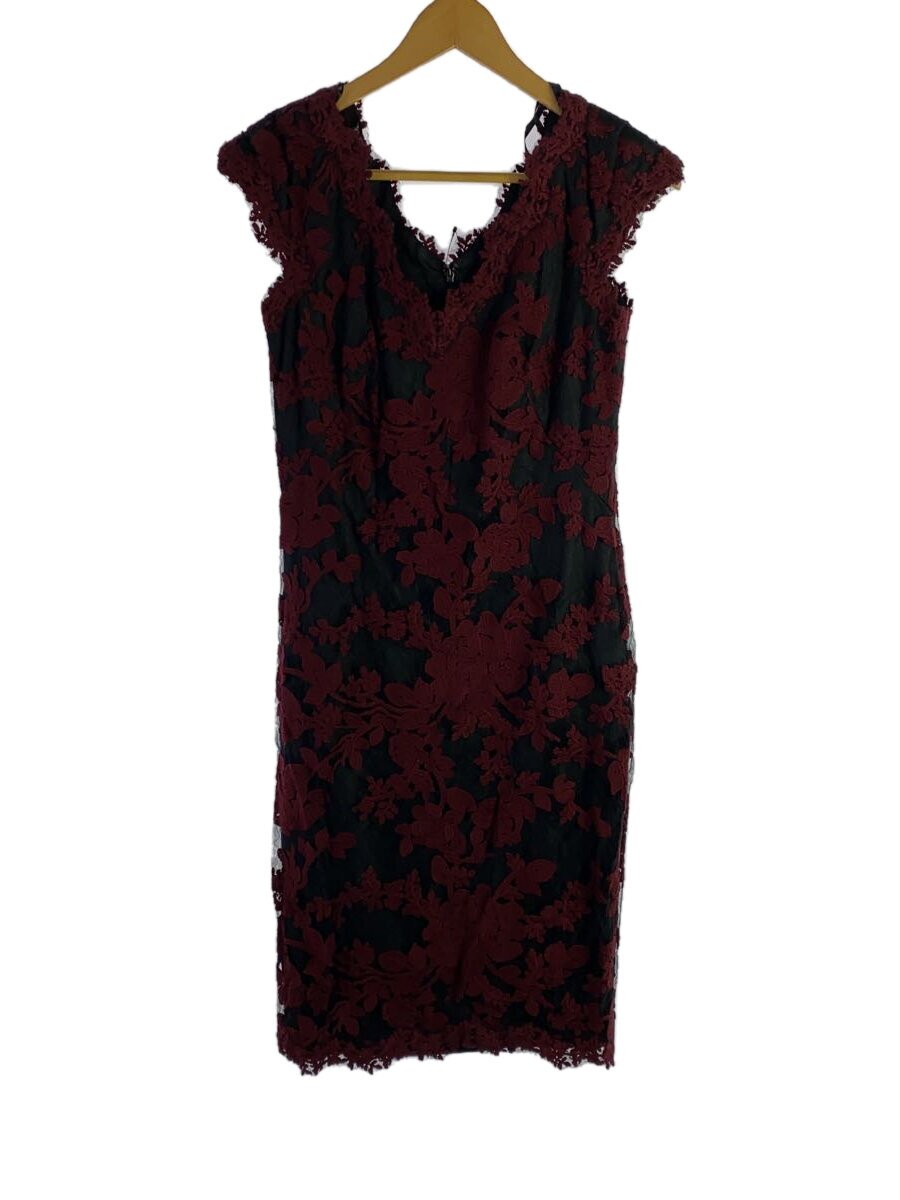 【中古】TADASHI SHOJI/ノースリーブ衣装/6/綿織物/RED/花柄/AIE1304MZ【レディース御召しもの】