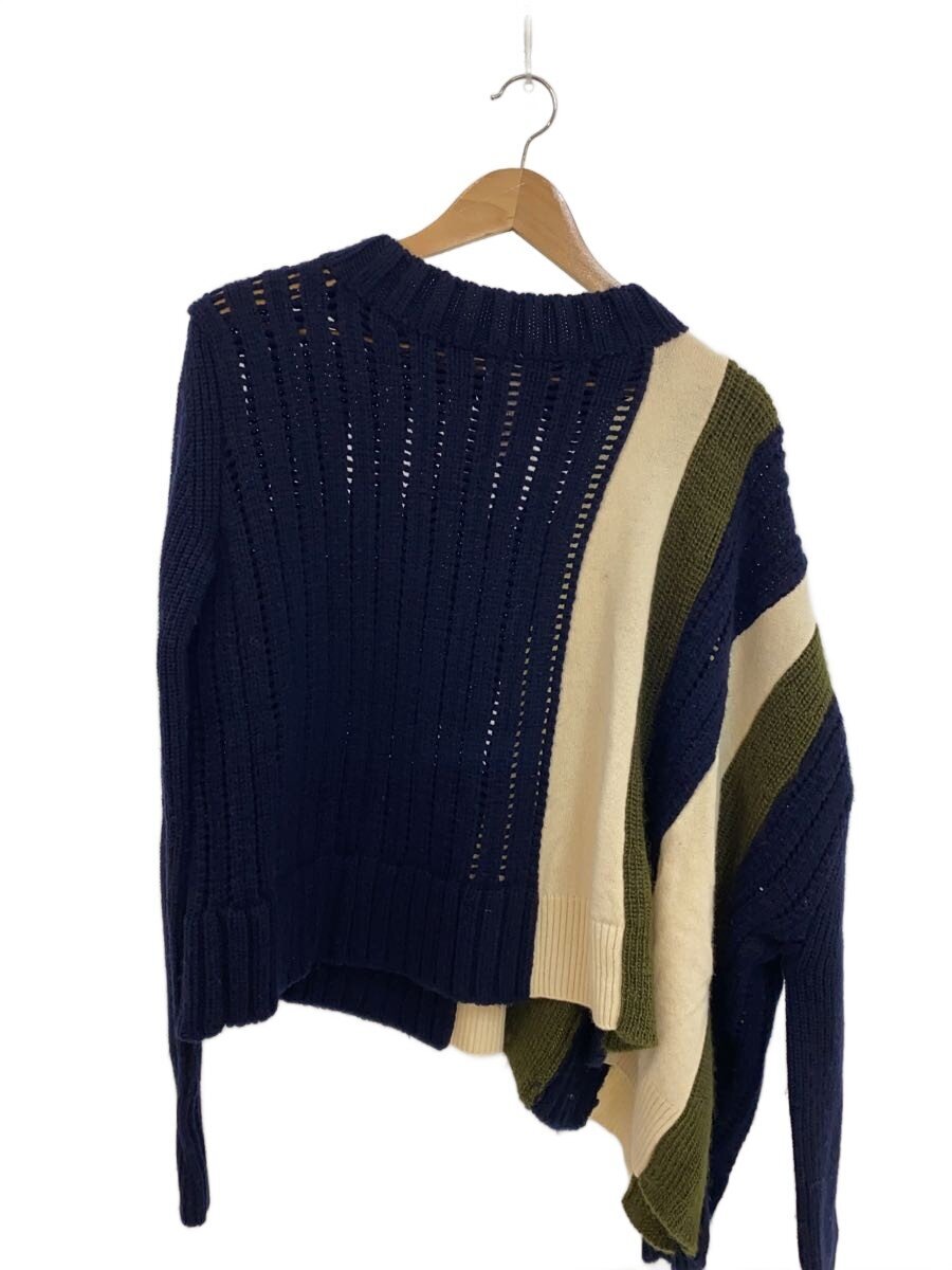 【中古】sacai◆ニット・セーター(厚手)/2/ウール/ネイビー/無地/20-05237//【メンズウェア】|2nd STREET 店